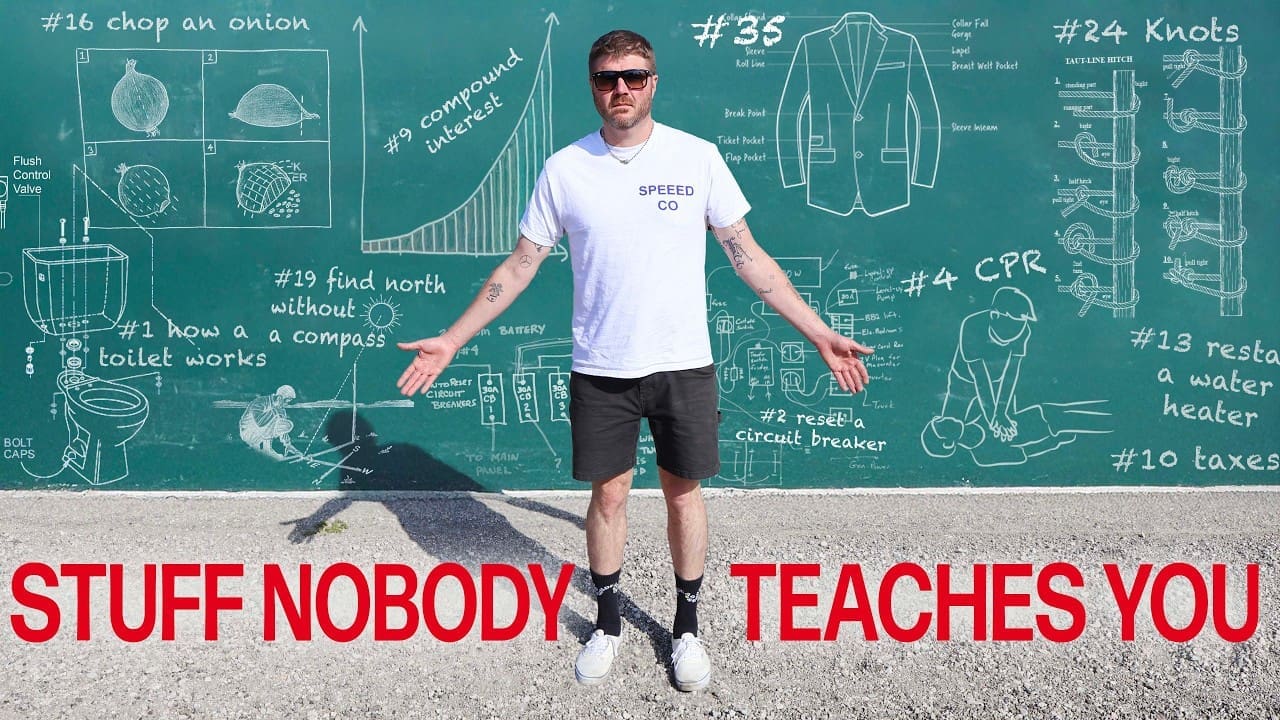 VIDEO | 42 ESSENTIAL Things Everyone Should Learn How To Do