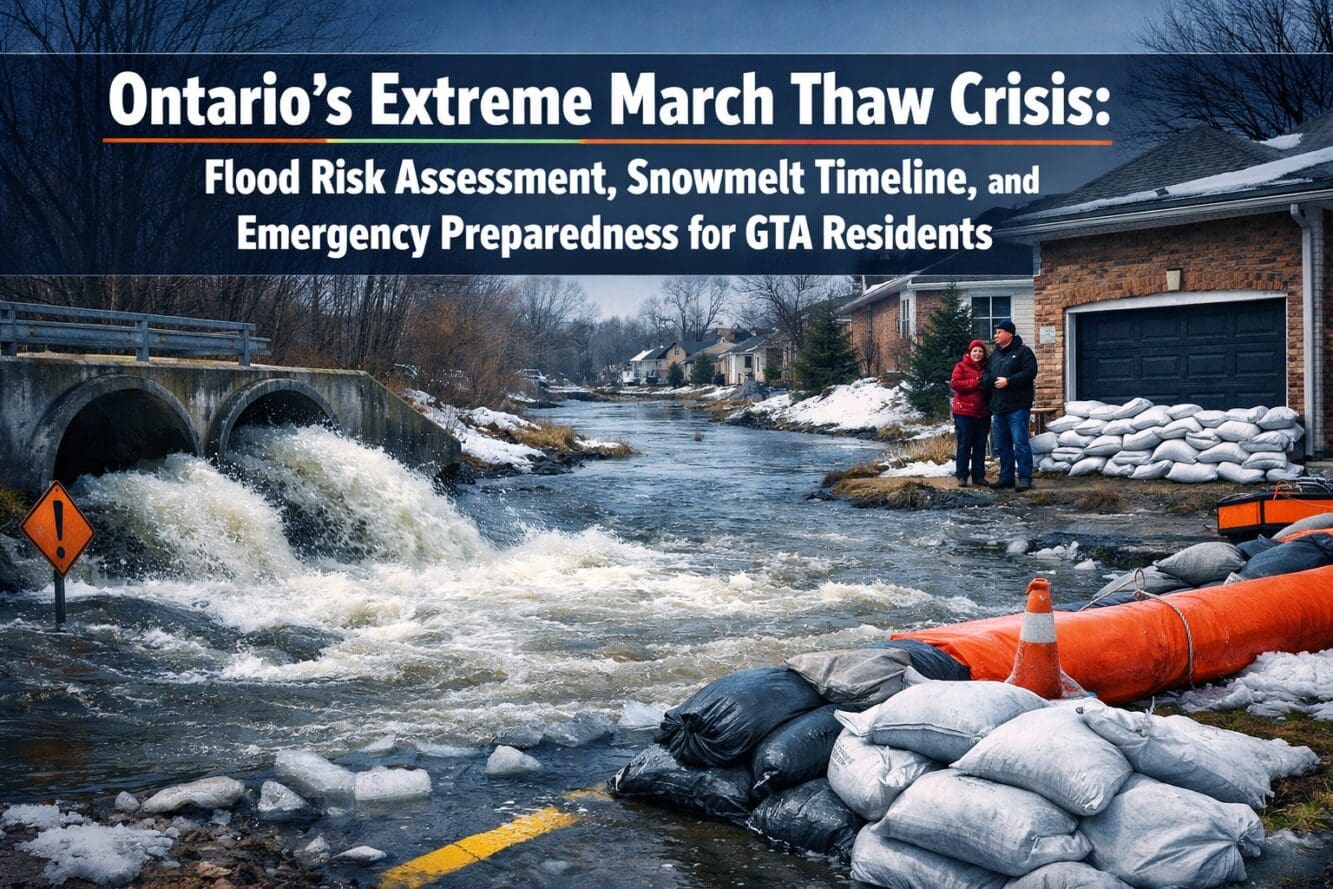 Ontario’s March Thaw Crisis: Flood Risk Assessment, Snowmelt Timeline, and Emergency Preparedness