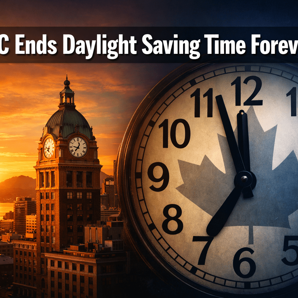 BC’s Daylight Saving Time Elimination: Why One Province Is Breaking From the National Pattern