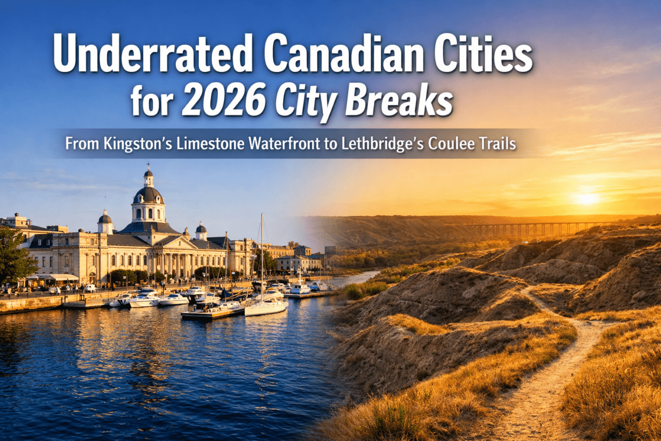 Underrated Canadian Cities for 2026 City Breaks: From Kingston’s Limestone Waterfront to Lethbridge’s Coulee Trails
