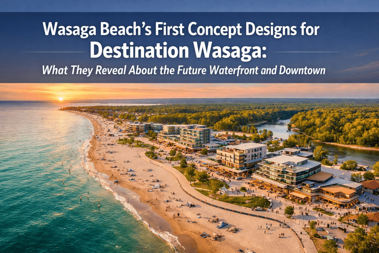 Wasaga Beach’s First Concept Designs for Destination Wasaga