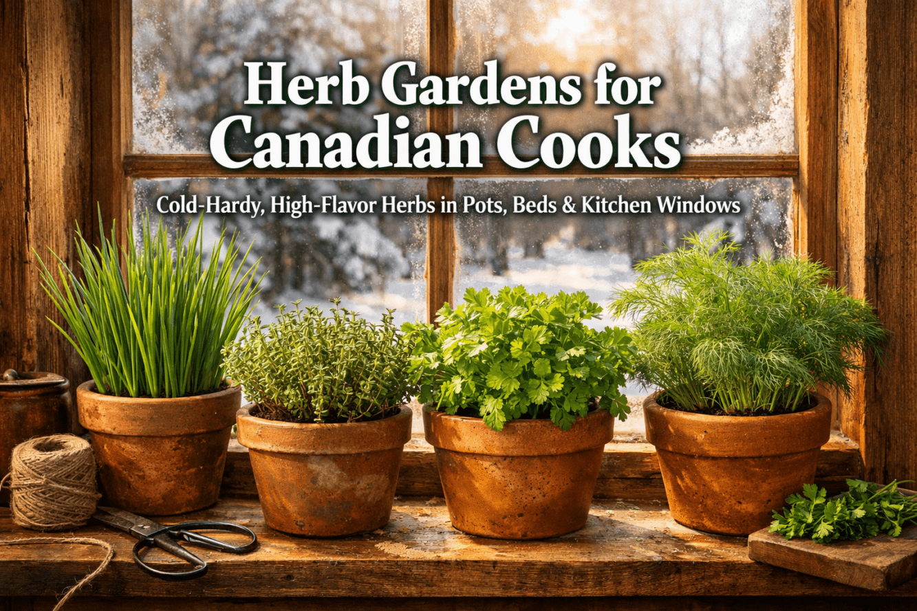Herb Gardens for Canadian Cooks: Cold-Hardy, High-Flavor Herbs in Pots, and Kitchen Windows