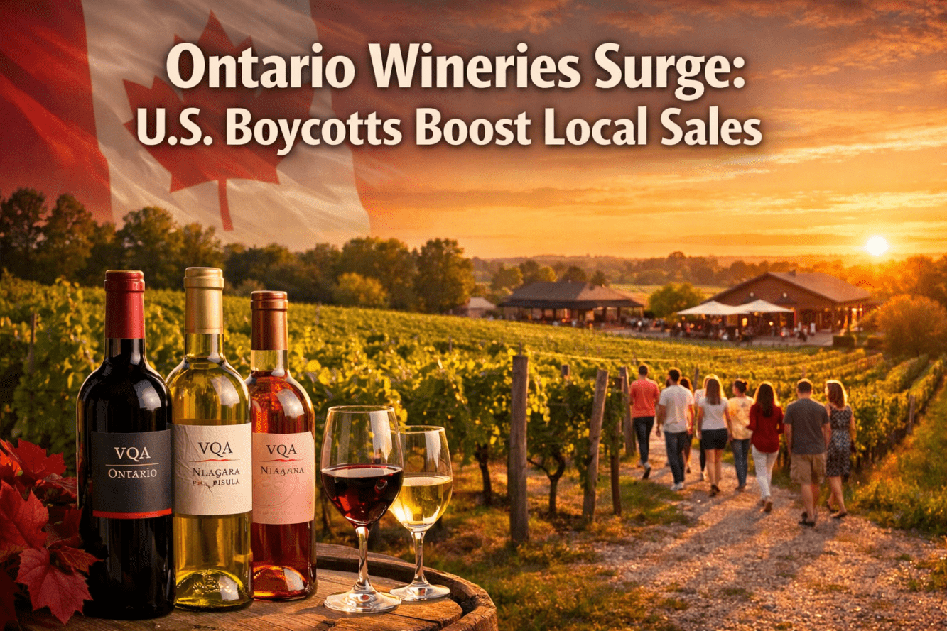 Proudly Canadian: Ontario Wineries Surge as U.S. Alcohol Boycotts Boost Local Sales – Tasting Tours, Economic Wins, and Buy-Local Guide