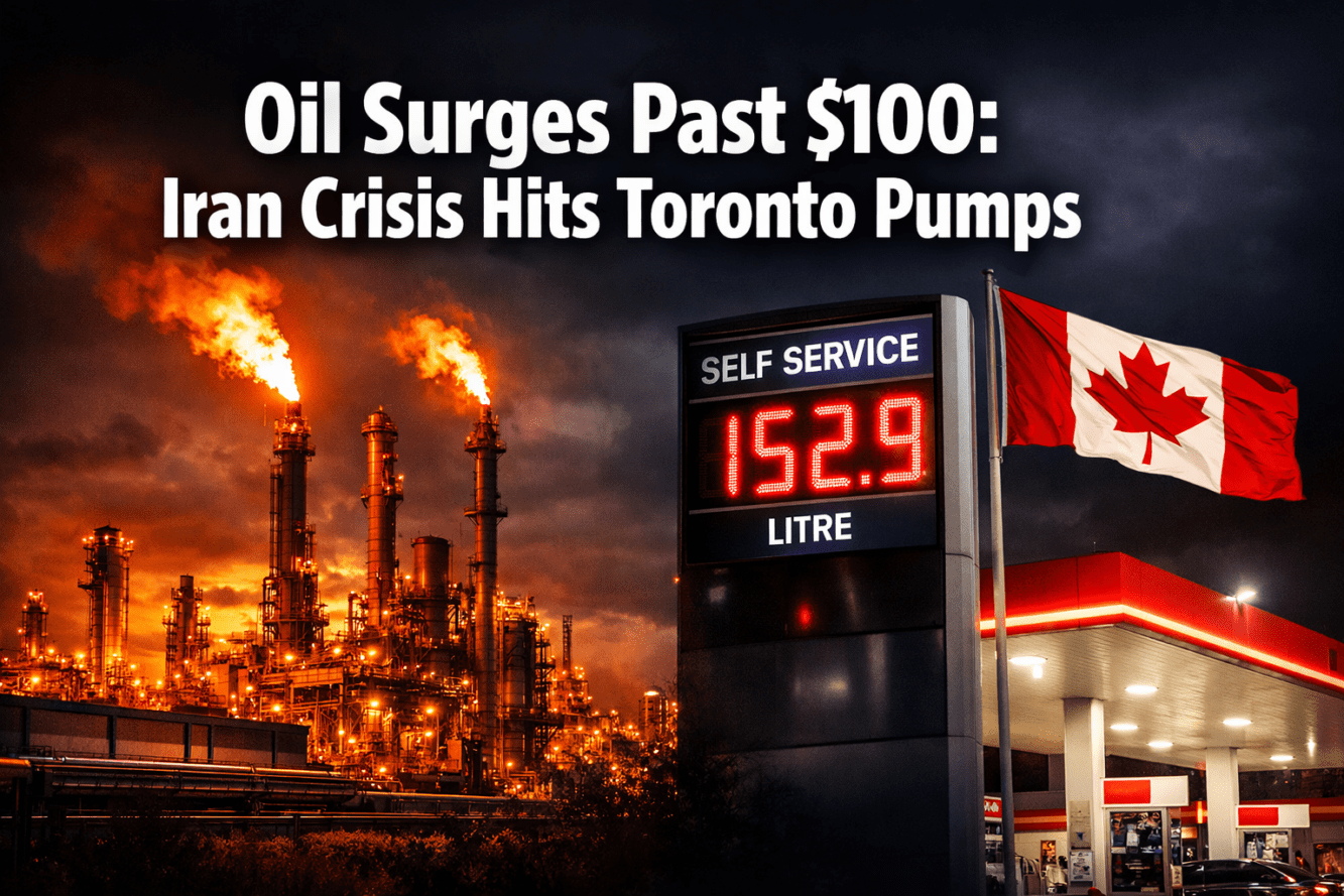 Oil at $100+ Barrel: Iran Supreme Leader Shock Drives Toronto Pump Prices to $1.50—Driver Tips, Export Wins, and Grocery Ripple Effects