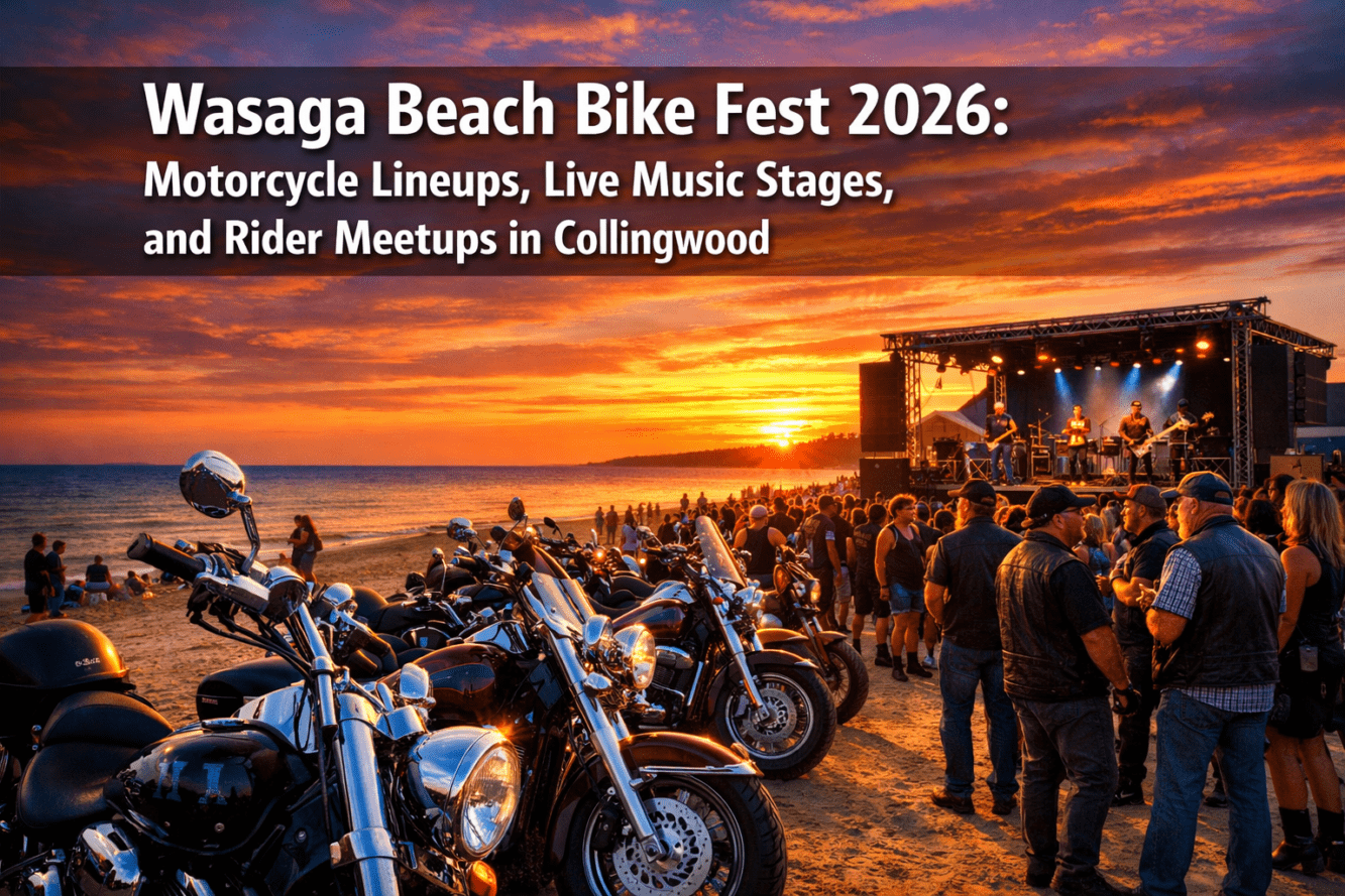 Wasaga Beach Bike Fest 2026: Motorcycle Lineups, Live Music Stages, and Rider Meetups in Collingwood