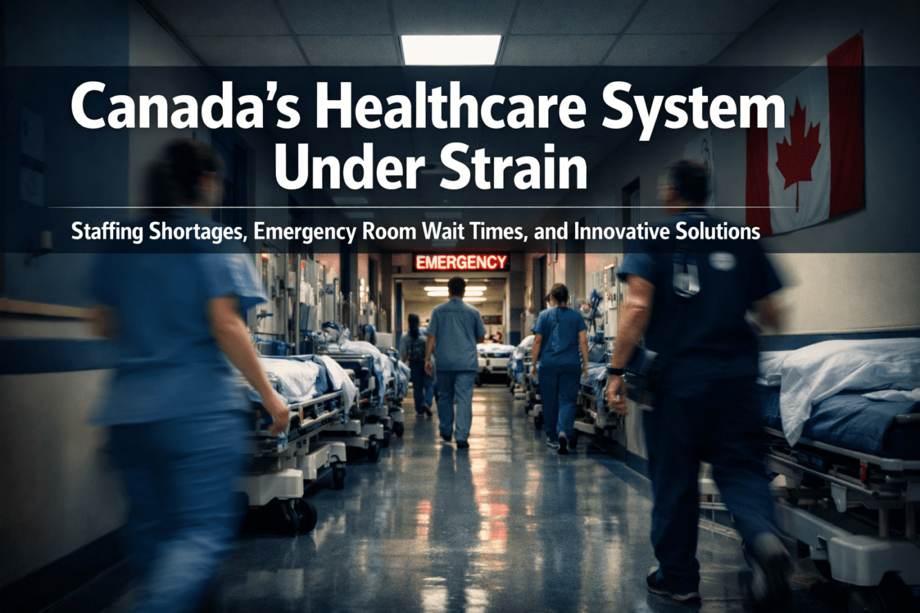 Canada’s Healthcare System Under Strain: Staffing Shortages, Emergency Room Wait Times, and Innovative Solutions