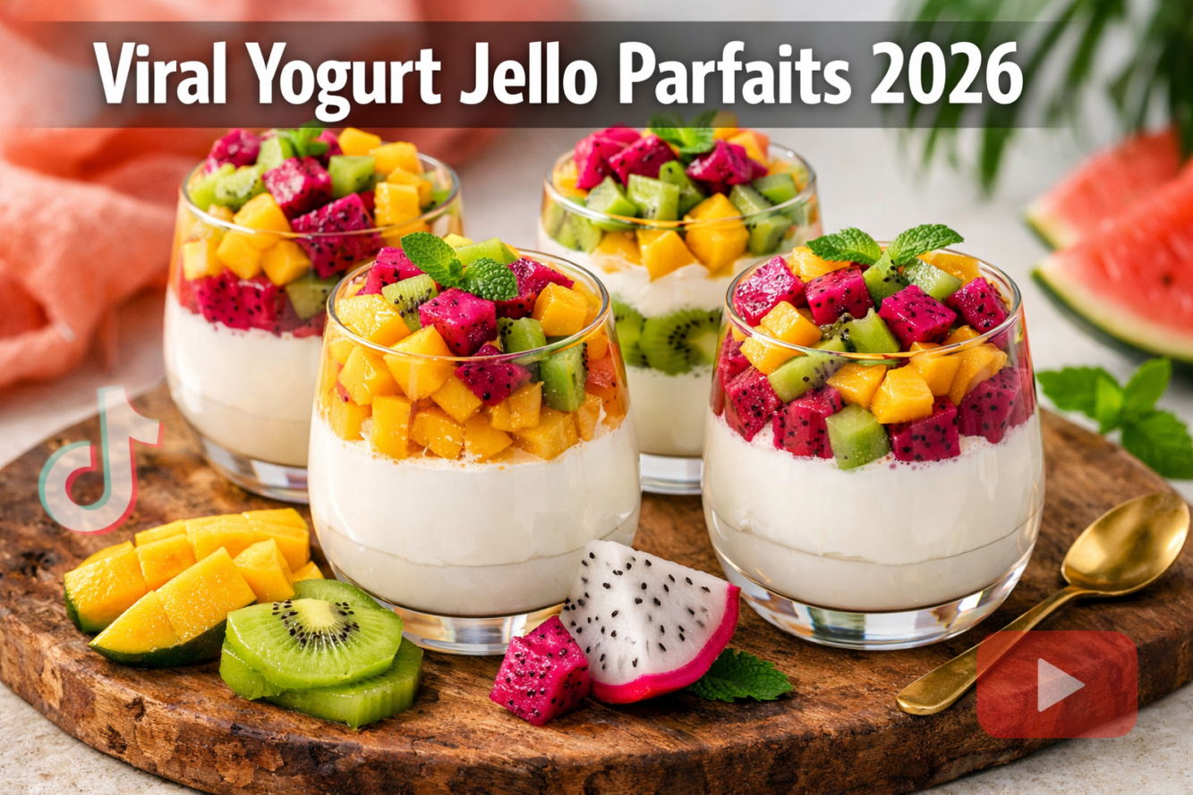 3-Ingredient Yogurt Jello Parfaits with Exotic Fruits: Healthy Desserts from Around the World for 2026