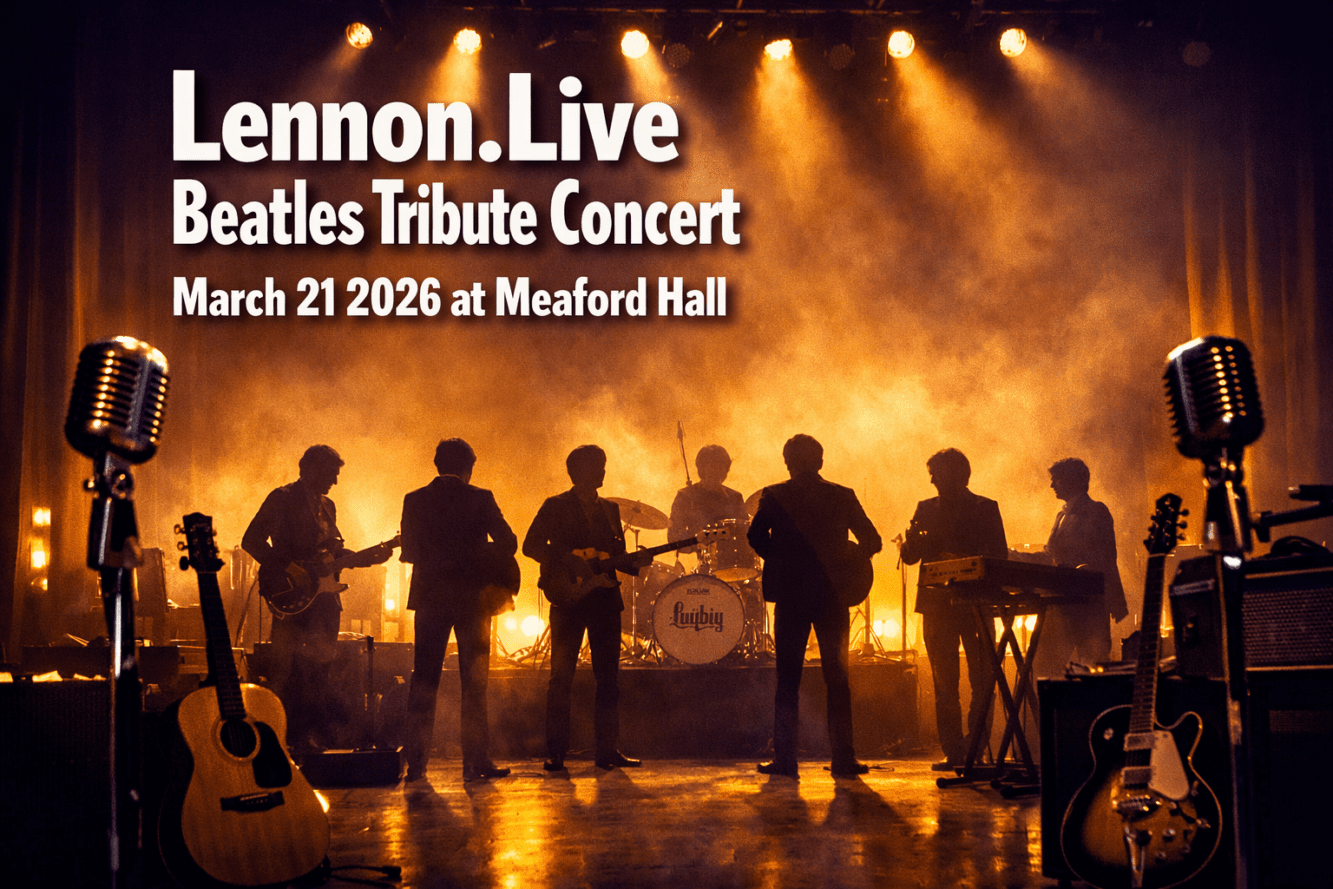 Lennon.Live Beatles Tribute Concert March 21 2026 at Meaford Hall