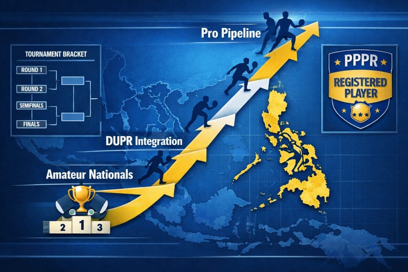 () detailed infographic showing Southeast Asian map with Philippines highlighted in gold, connected pathway arrows flowing