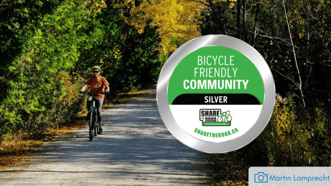 Good News: Town of Collingwood Awarded Silver Bicycle Friendly Community Designation