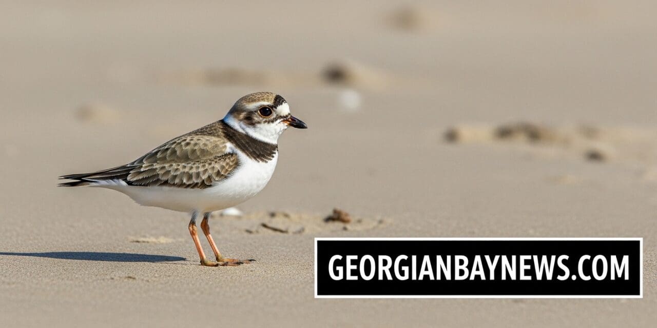 Wasaga Beach Advances Piping Plover Protection Through Collaboration with Birds Canada