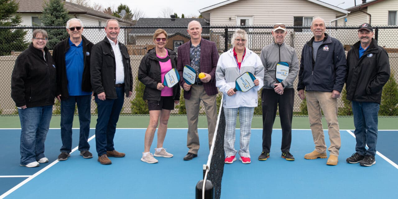 Georgian Village Unveils New Pickleball Court