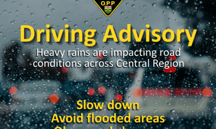 OPP | HEAVY RAINFALL IMPACTING ROAD CONDITIONS ACROSS CENTRAL REGION