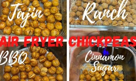 🚀   AIR FRYER CHICKPEAS 4 WAYS! HONEY BBQ, TAJIN, RANCH, CINNAMON SUGAR! A NUTRITIONAL POWERHOUSE