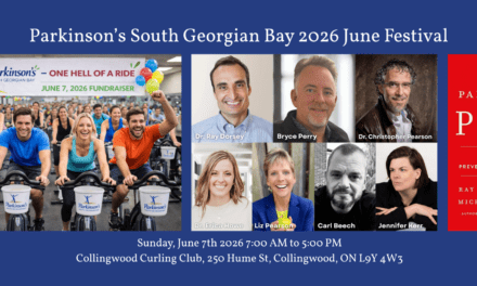 🥰  2026 Parkinson’s South Georgian Bay June Festival