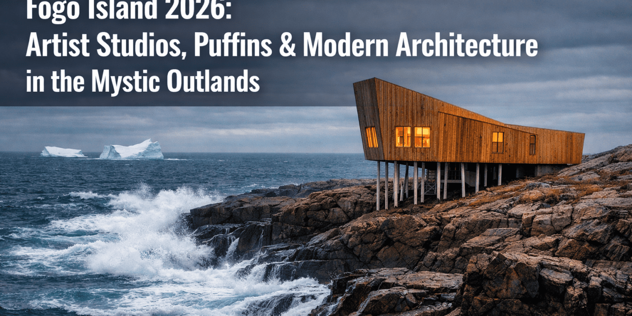 Fogo Island Newfoundland 2026: Artist Studios, Puffins and Modern Architecture in the Mystic Outlands