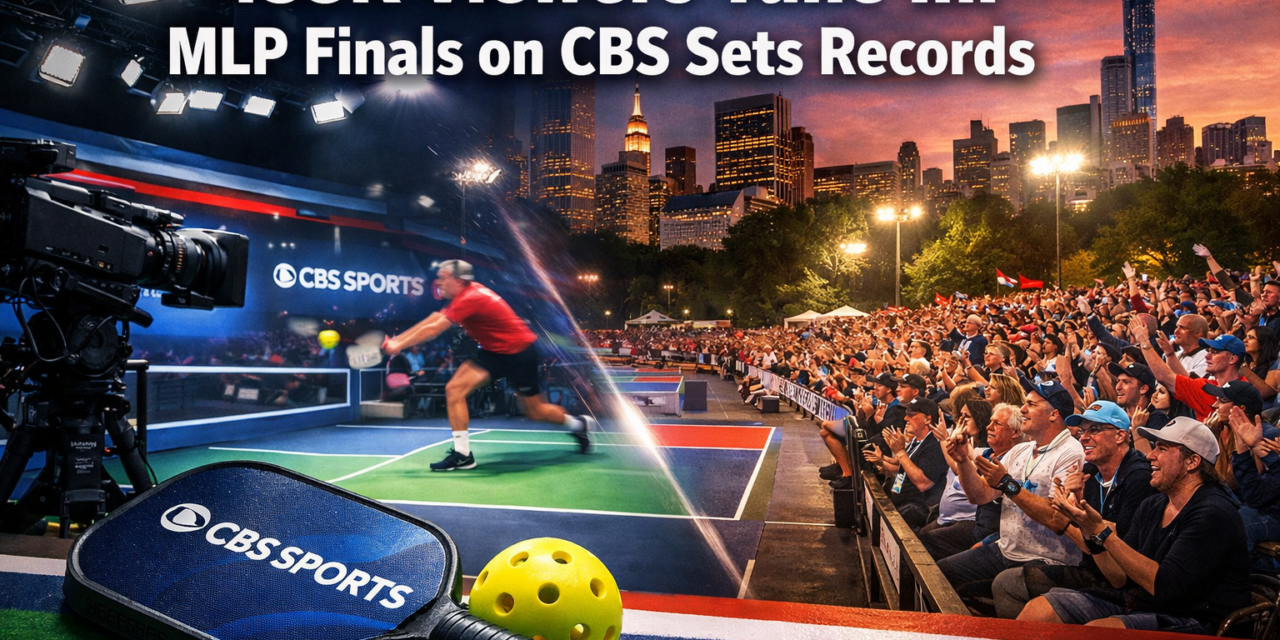 433K Viewers Tune In: MLP Finals on CBS Sets Records and Boosts Pickleball’s Spectator Appeal