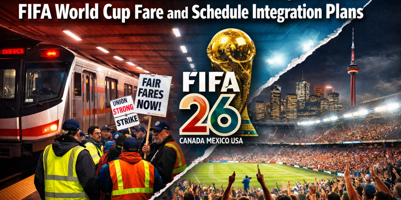 Toronto Transit Union Escalates Dispute Over FIFA World Cup Fare and Schedule Integration Plans