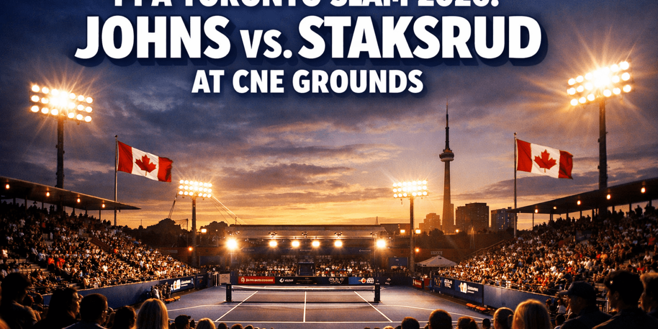 PPA Toronto Slam 2026 Preview: Ben Johns vs. Federico Staksrud Rivalry Heats Up at the CNE Grounds
