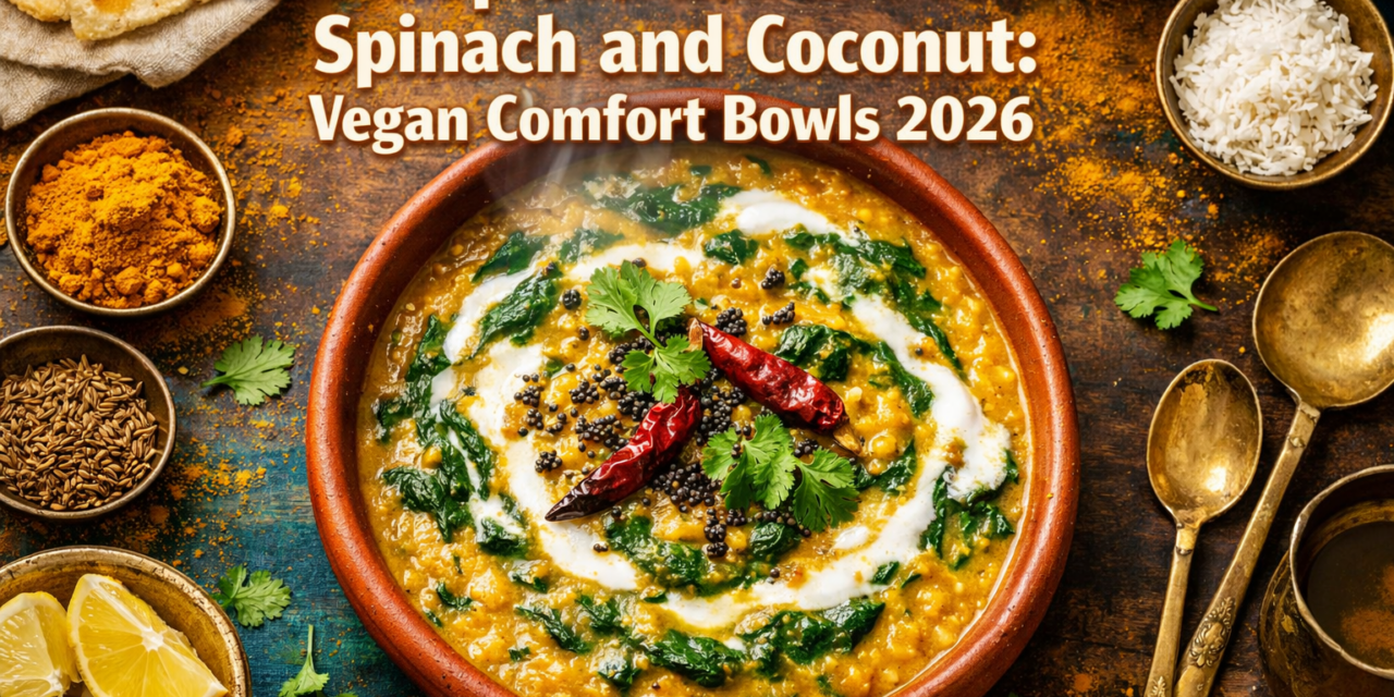 Indian Spiced Lentil Dal with Spinach and Coconut: Vegan Comfort Bowls from South Asia for 2026 Wellness with YouTube Tempering Videos
