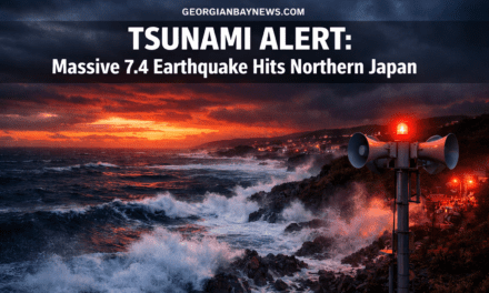 A Massive Earthquake Of 7.4 Magnitude Hits Off Northern Japanese Coast, Tsunami Alert Issued