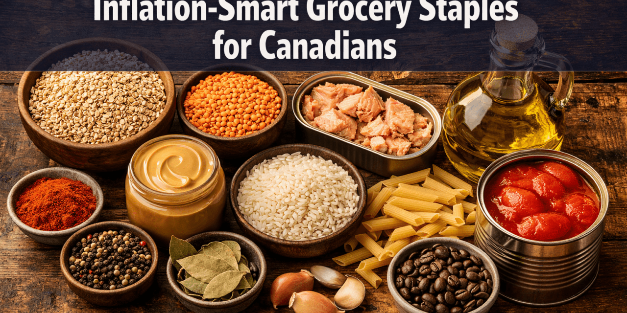 💰 Inflation-Smart Grocery Staples for Canadians: The Pantry Guide That Saves Real Money