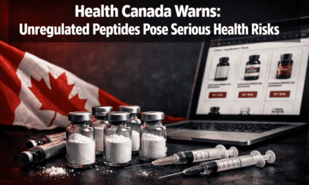 🚨  Health Canada Warns on Unregulated Peptides: What Canadians Need to Know About Online Fitness Supplements and Health Risks