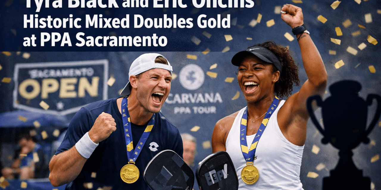Tyra Black and Eric Oncins’ Historic Mixed Doubles Gold at PPA Sacramento: Partnership Breakdown and Road to Victory