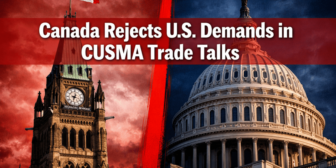 Carney’s Defiant Stance in CUSMA Trade Talks: Canada Rejects U.S. Demands Ahead of July 1 Review