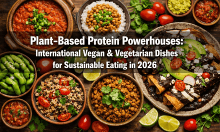 Plant-Based Protein Powerhouses: International Vegan & Vegetarian Dishes for Sustainable Eating in 2026