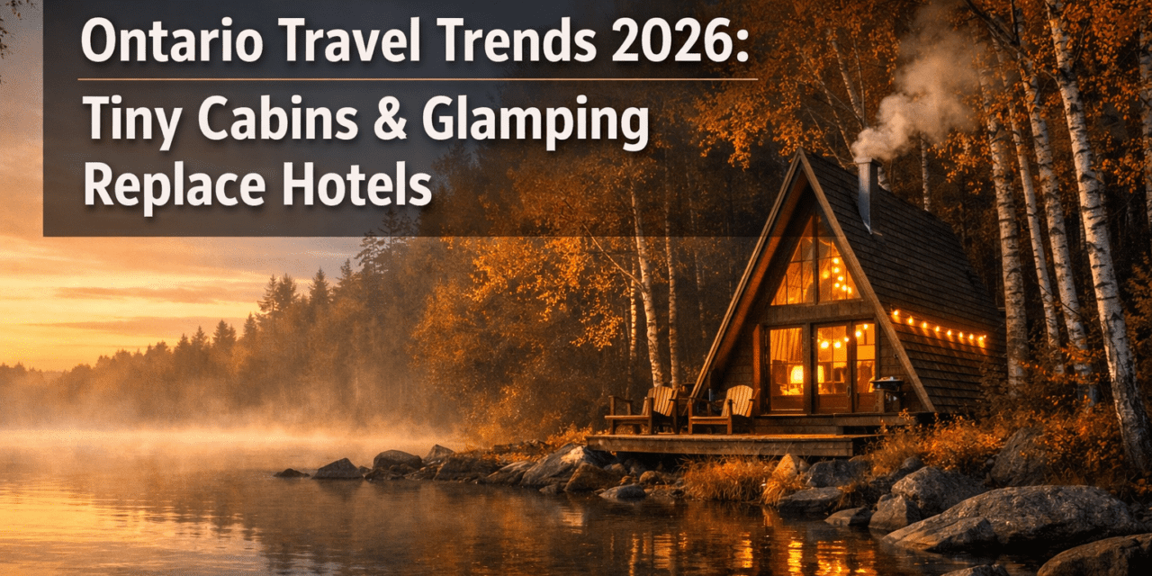 Seasonal Ontario Travel Trends 2026: Why Tiny Cabins and Glamping Are Replacing Traditional Hotels