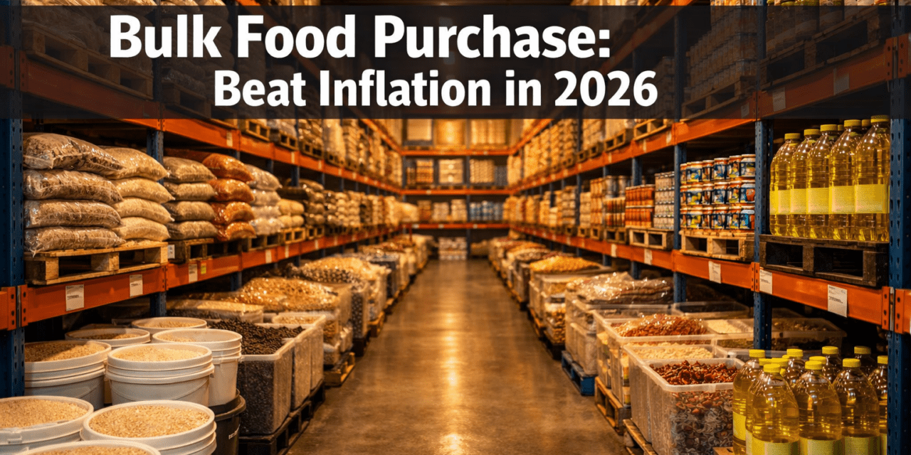 Buying Bulk Food Items to Hedge Against Inflation and Fuel Charges: A Complete 2026 Guide