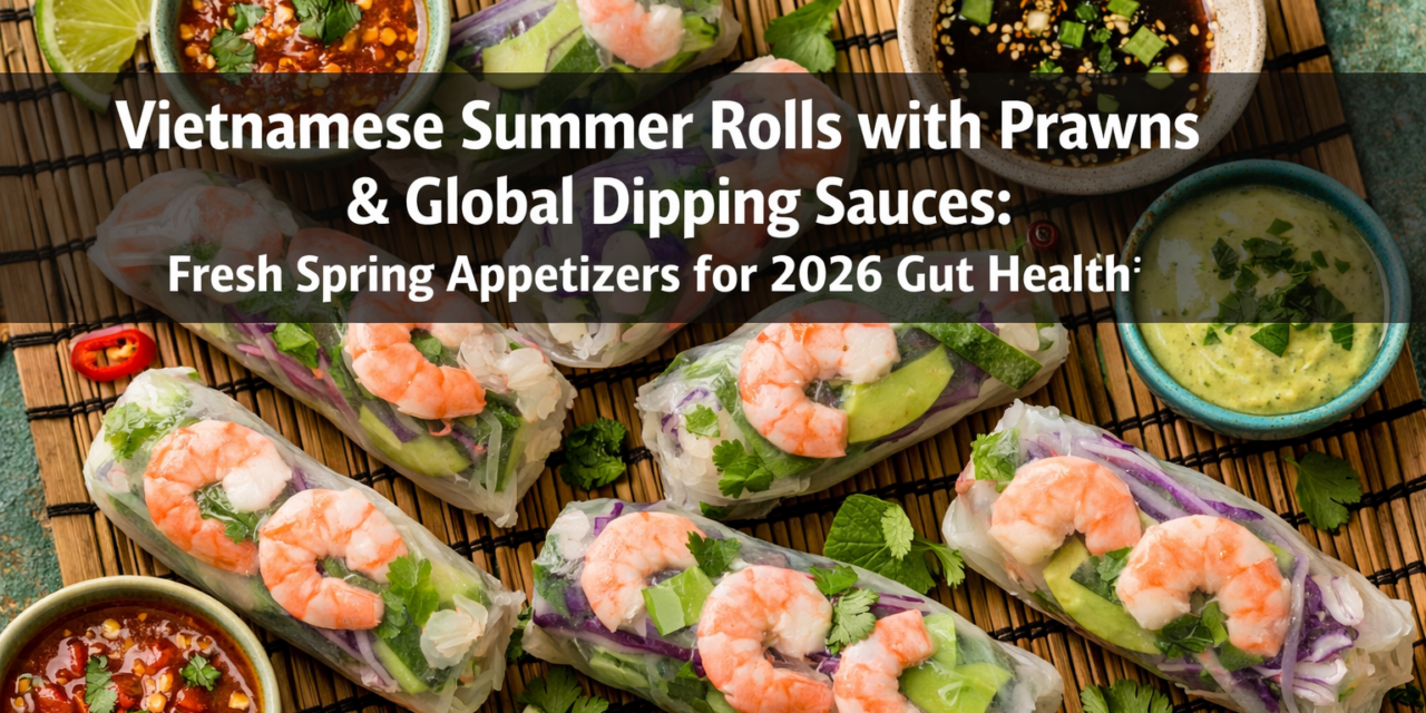 Vietnamese Summer Rolls with Prawns and Global Dipping Sauces: Fresh Spring Appetizers for 2026