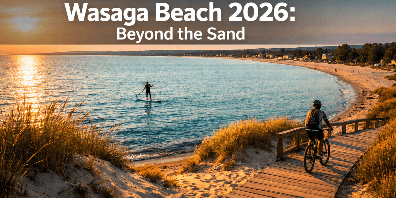 🥰  Wasaga Beach 2026: Beyond the Sand – Dune Hikes, Boardwalk Biking, and Georgian Bay SUP Tours