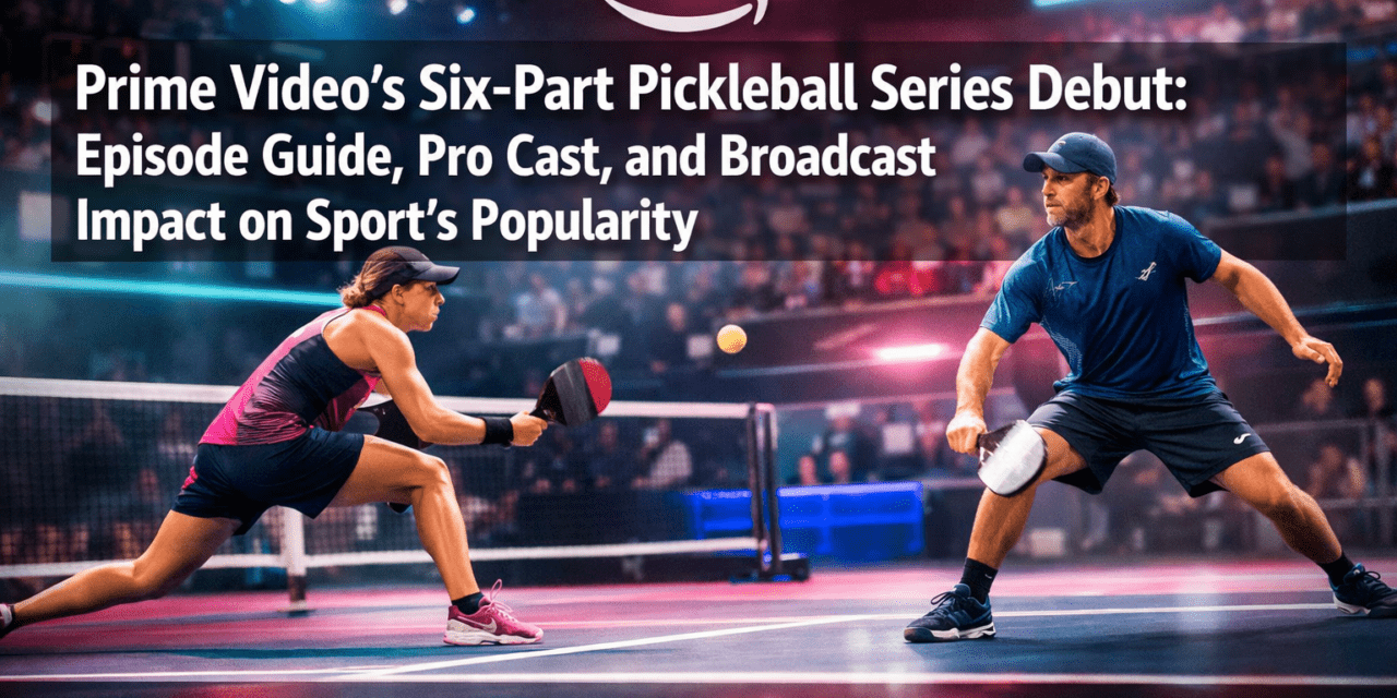 Prime Video’s Six-Part Pickleball Series Debut: Episode Guide, Pro Cast, and Broadcast Impact on Sport’s Popularity