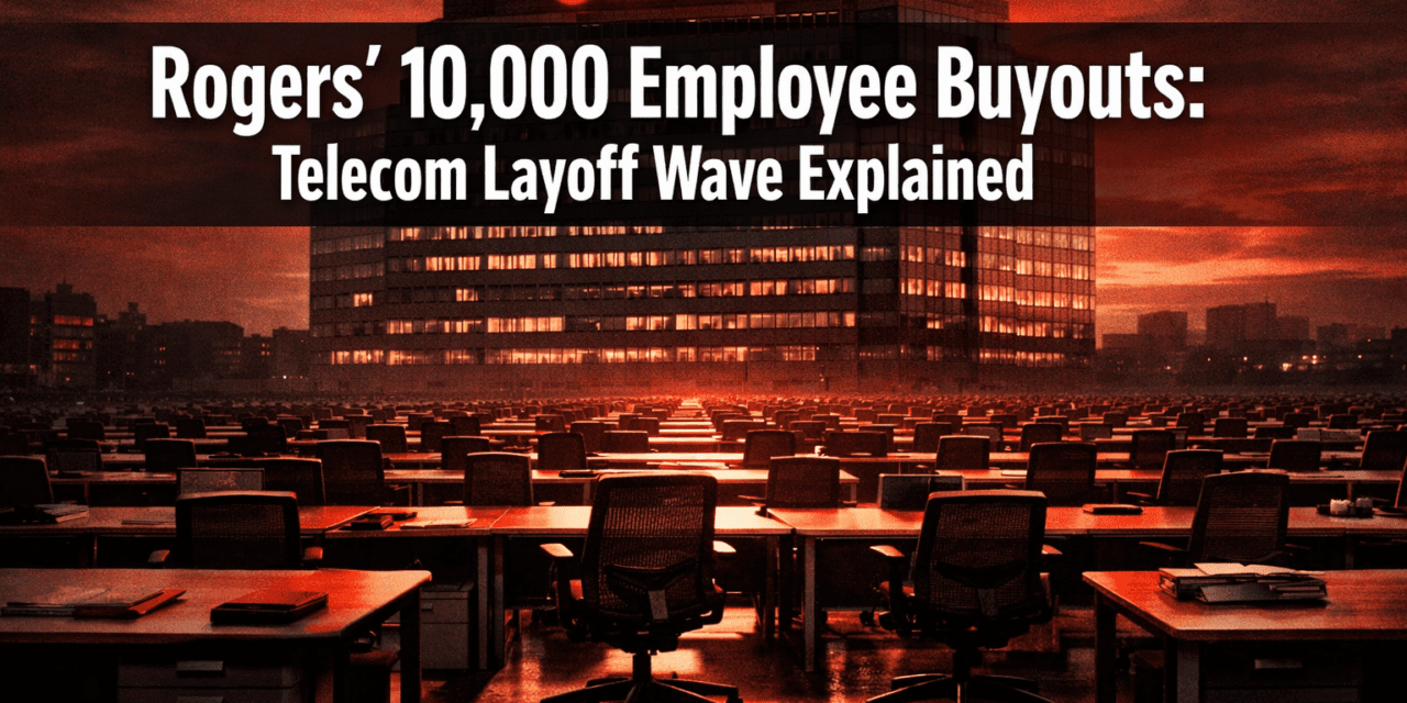🤷‍♂️  Rogers’ Massive 10,000 Employee Buyouts: Telecom Layoff Wave Explained and Job Market Impacts