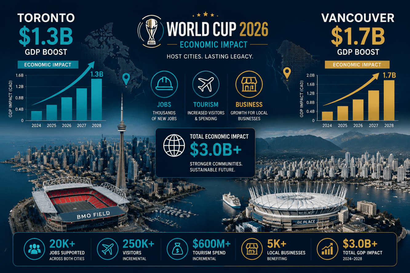 Professional () infographic-style editorial image showing a dynamic economic data visualization: bar charts and