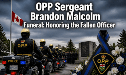 OPP Sergeant Brandon Malcolm Funeral: Honoring the Fallen Officer, Crash Investigation, and Policing Risks in Ontario