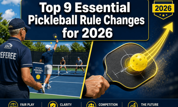 Top 9 Essential Pickleball Rule Changes for 2026: Serve, Shot, and Strategy Impacts Explained