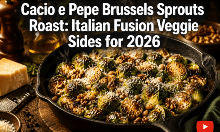 Cacio e Pepe Brussels Sprouts Roast: Italian Fusion Veggie Sides for 2026 Low-Carb Plates