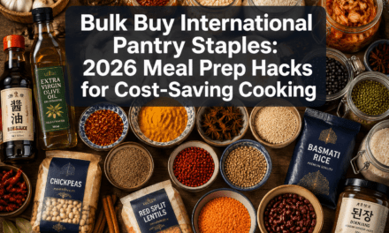 Bulk Buy International Pantry Staples: Healthy Meal Prep Hacks for Cost-Saving 2026 Cooking