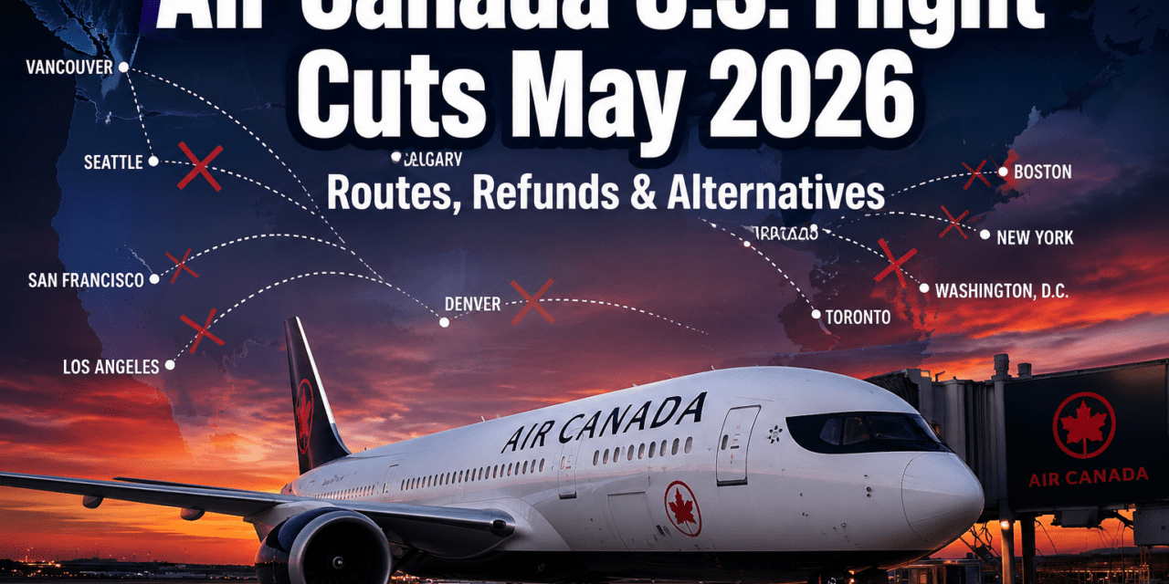 Air Canada U.S. Flight Cuts May 2026: Full List of Affected Routes, Refund Policies, and Last-Minute Travel Alternatives
