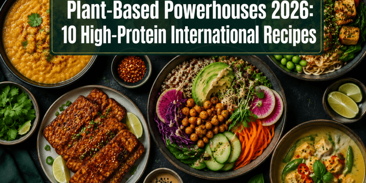 🥰  Plant-Based Powerhouses for 2026: 10 High-Protein International Recipes from Lentils to Tempeh