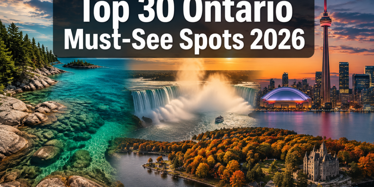 Top 30 Ontario Must-See Spots 2026: TripAdvisor Voter Picks with Fresh Itineraries from Georgian Bay to Eastern Shores