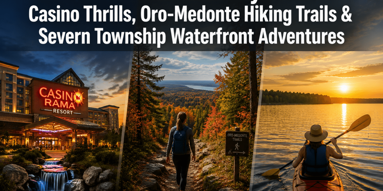 Orillia 2026: Casino Thrills, Oro-Medonte Hiking Trails, and Waterfront Adventures