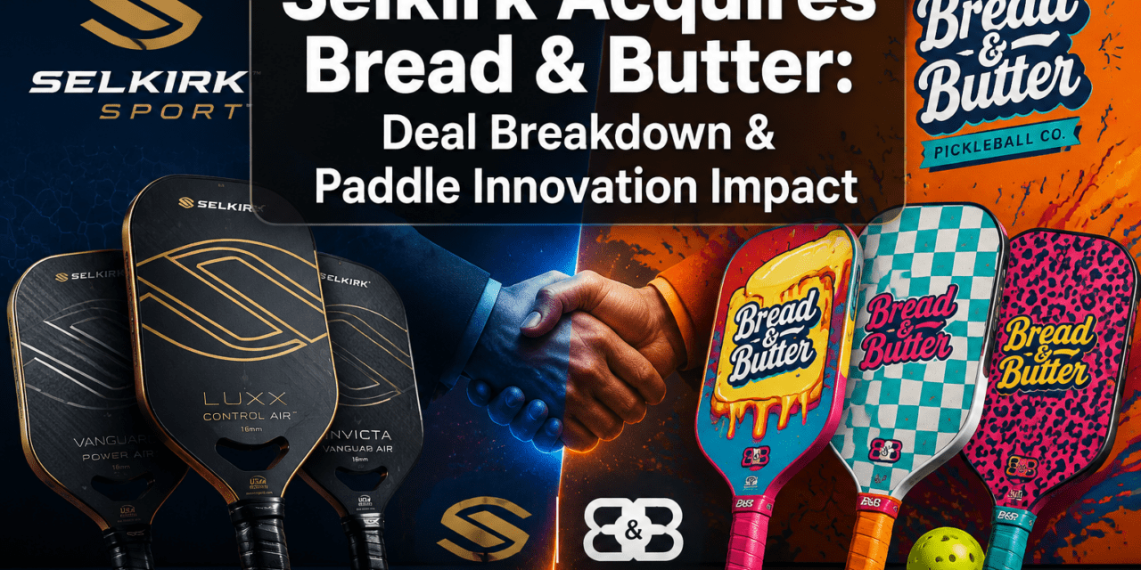 Selkirk’s Acquisition of Bread & Butter Pickleball: Deal Breakdown, Product Roadmap, and Impact on Paddle Innovation