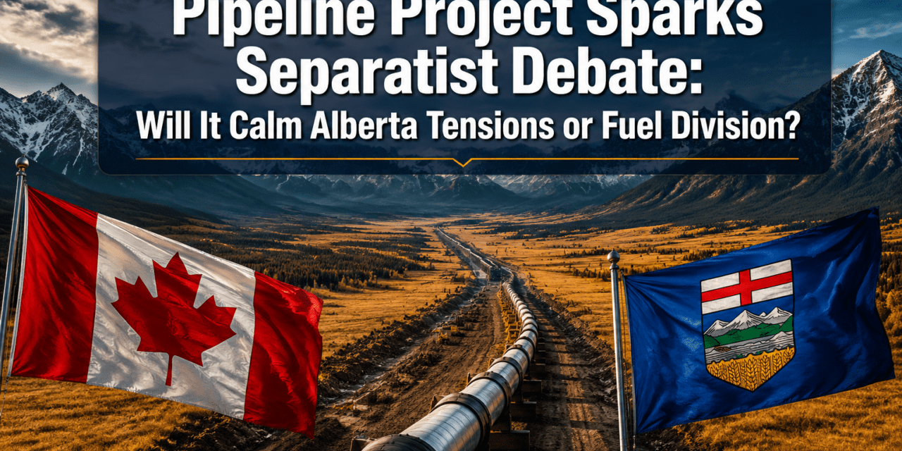 Pipeline Project Sparks Separatist Debate: Will It Calm Alberta Tensions or Fuel Division?