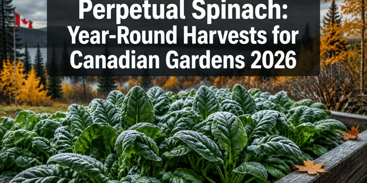 Perpetual Spinach for Year-Round Canadian Vegetable Gardens: 2026’s Low-Maintenance Leafy Green