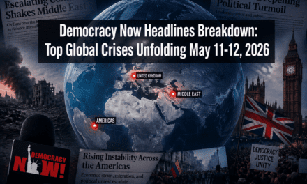 Democracy Now Headlines Breakdown: Top Global Crises Unfolding May 11-12, 2026