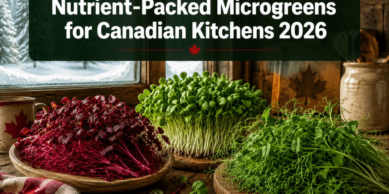 Edible Microgreens from Top 2026 Yield Crops: Nutrient-Packed Beet, Radish, and Pea Shoots for Indoor Canadian Kitchens
